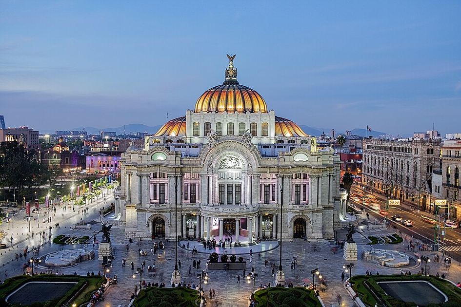 Palacio de Bellas Artes en la alcaldía Cuauhtémoc