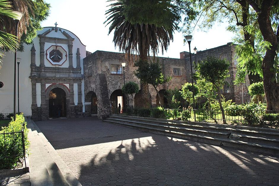 Iglesia de San Matías en el antiguo pueblo de Iztacalco