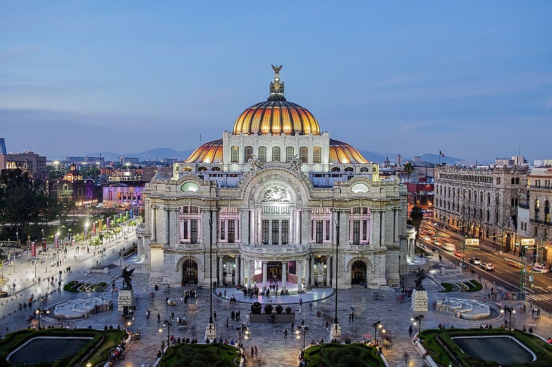 Fotografía de archivo del Palacio de Bellas Artes