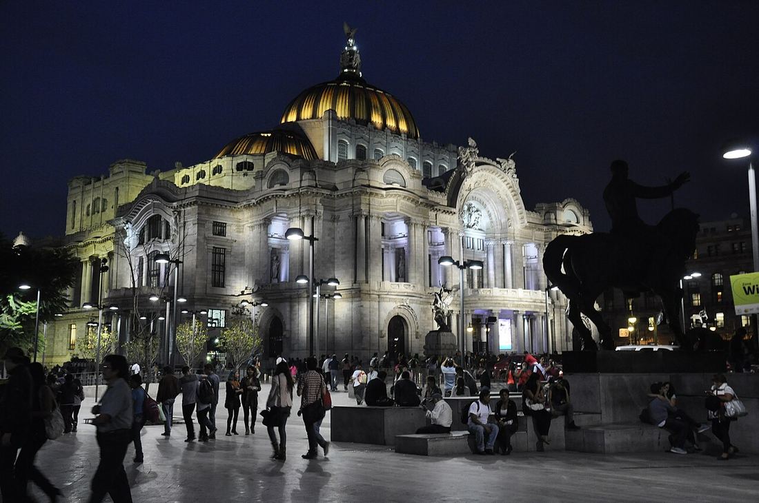 Palacio de Bellas Artes fotografiado en 2015