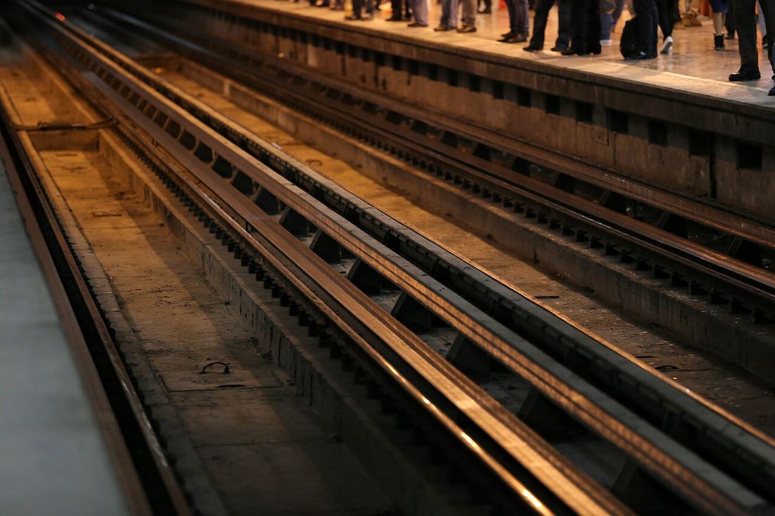 Fotografía de archivo de la estación San Lázaro del Metro en la Ciudad de México